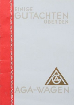AGA Automobile "Einige Gutachten" Modellprogramm 1927 (S0278)